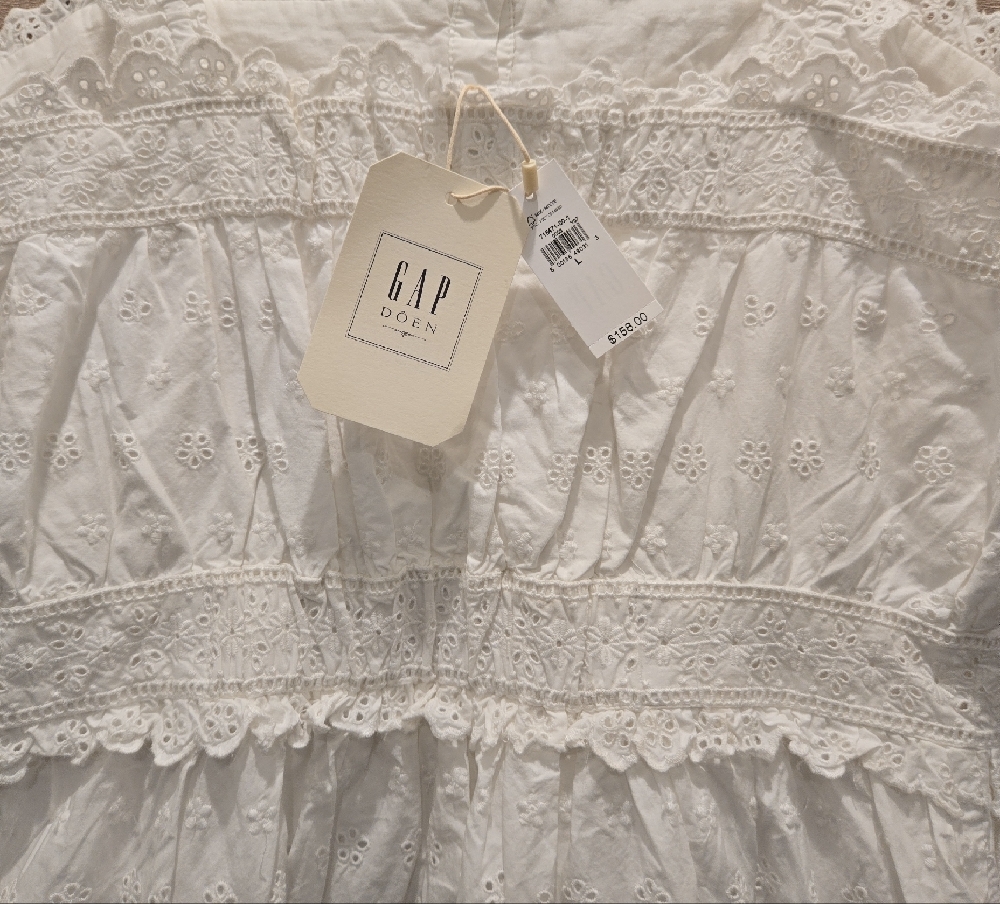 GAP White Lace Midi Dress - Picture 5 of 13